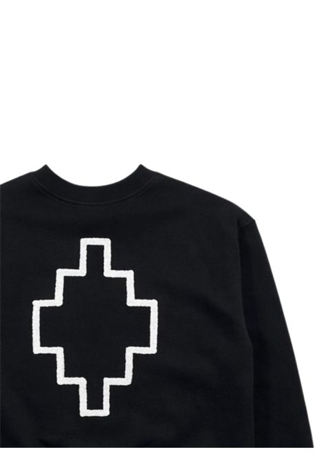 Felpa bambina nera in cotone MARCELO BURLON | GSW065NERO